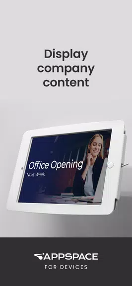 Appspace for Devices Schermafbeelding 2