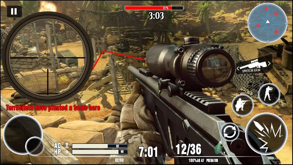 Schermata Desert Sniper 3D: Battleground 1