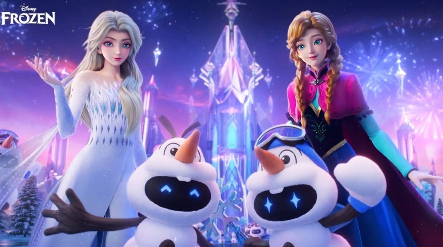 Elsa, Anna, Olaf Freeze China sa MOBA Clash