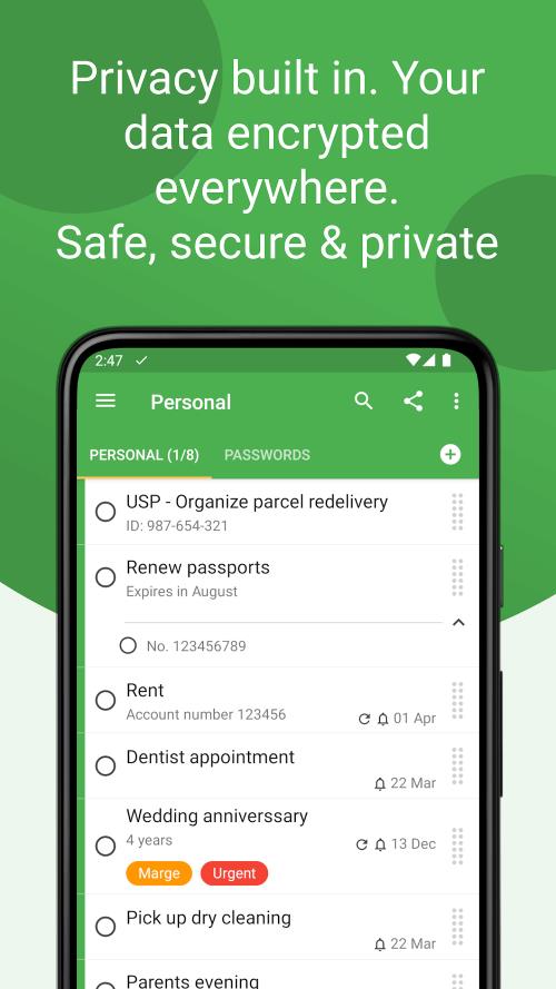 Tasks: to do list & planner Screenshot 3