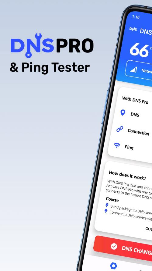 Smart DNS Changer Pro Ảnh chụp màn hình 1