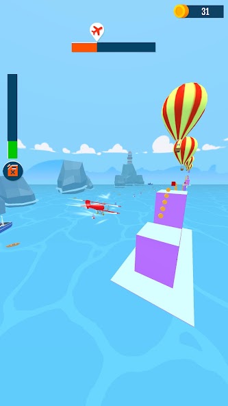 Schermata Flying Far Mod 4