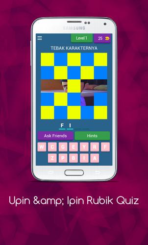 Upin & Ipin Rubik Quiz Captura de pantalla 4