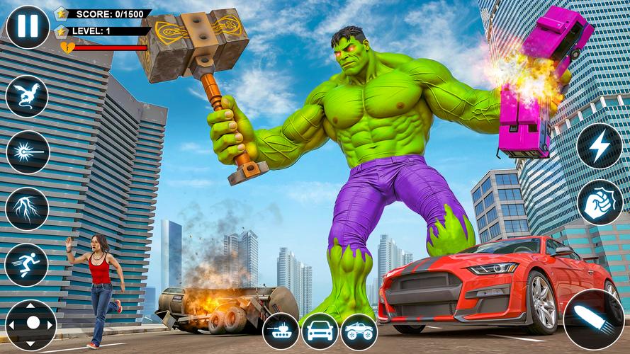 Incredible Monster Hero Games स्क्रीनशॉट 2