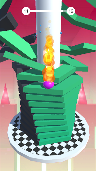 Ball Run Stack: Stack Ball 3D Mod ဖန်သားပြင်ဓာတ်ပုံ 2