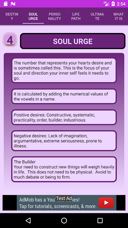 Pythagorean Numerology Calculator ဖန်သားပြင်ဓာတ်ပုံ 4