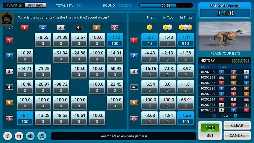 Dogs3D Races Betting應用截圖第1張