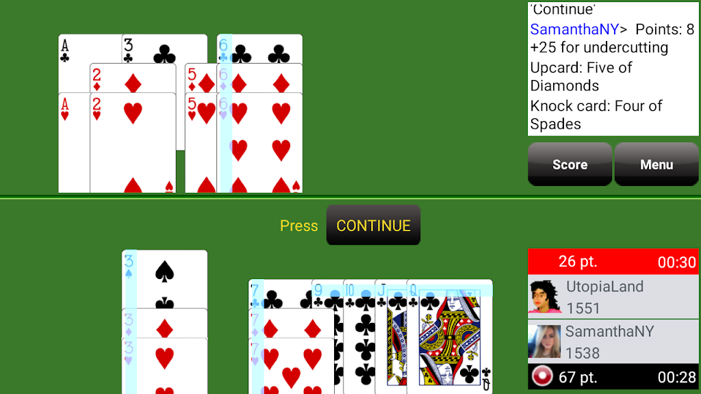 Gin Rummy Club應用截圖第2張