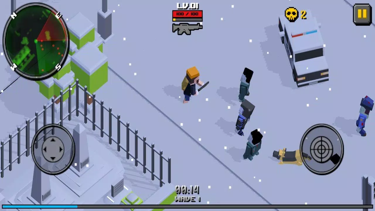 Pixel Zombie Frontier स्क्रीनशॉट 2