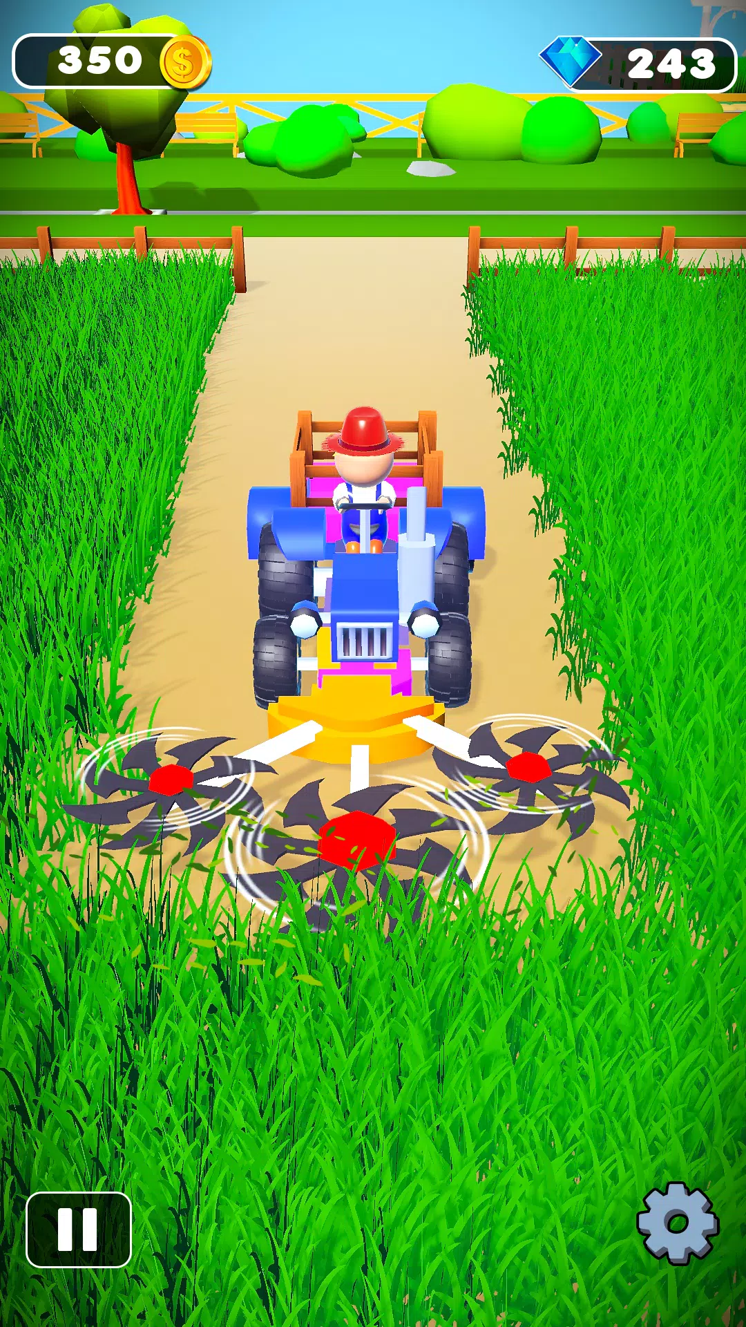 Grass Cutting Offline Schermafbeelding 4