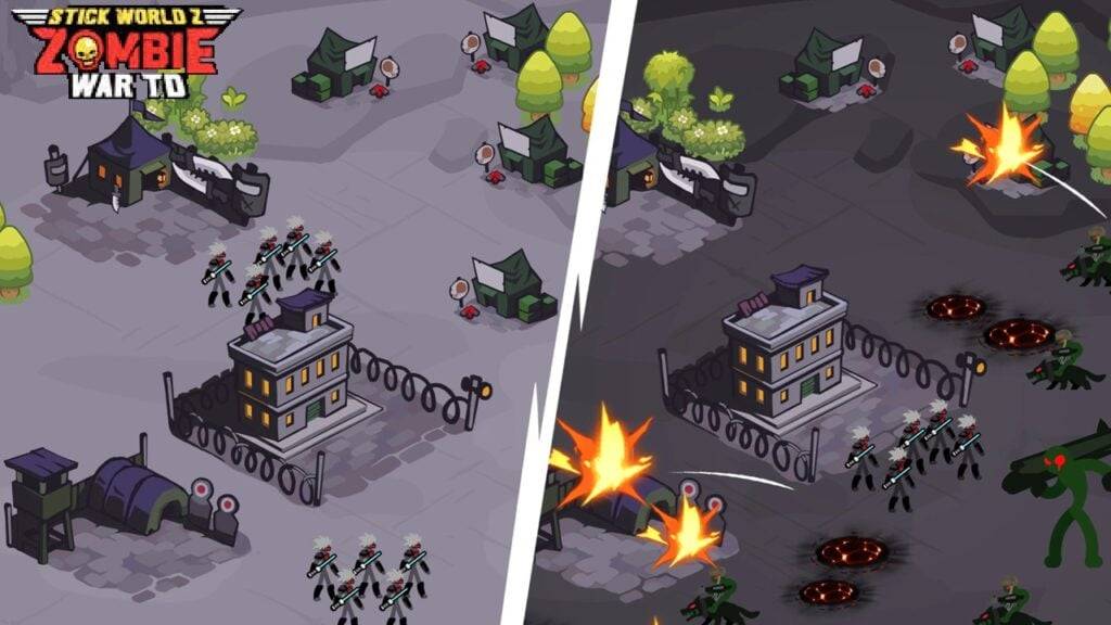 Tower Defense Game 'Stick World Z: Zombie War TD' Now Available for Android
