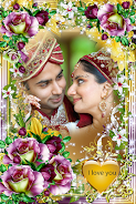 Lovely Flower Photo Frame Zrzut ekranu 1