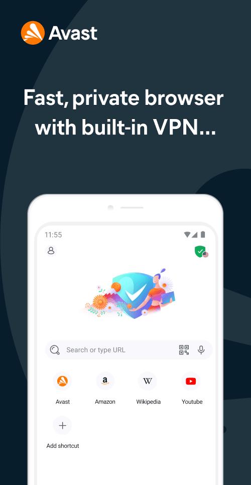 Avast Secure Browser ภาพหน้าจอ 1