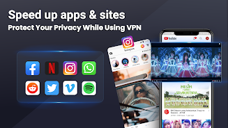 3X VPN - Smooth Browsing Mod Tangkapan skrin 2