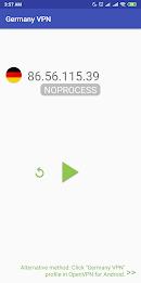 Germany VPN - OpenVPN軟體插件 (跨區)應用截圖第1張