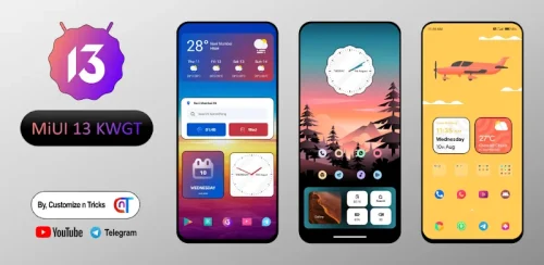 MiUI 14 KWGT Ảnh chụp màn hình 1