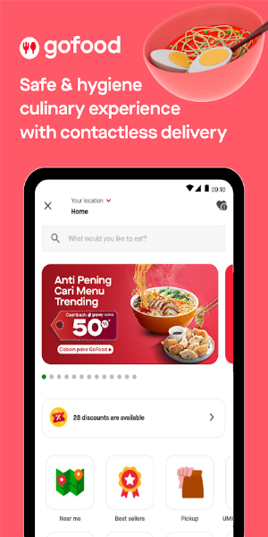 Gojek - Transportasi & Makanan Capture d'écran 3