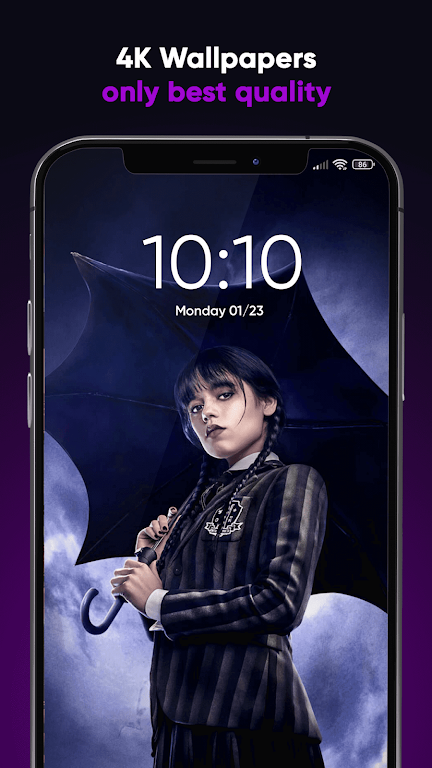 Wednesday Addams Wallpapers HD Ảnh chụp màn hình 2
