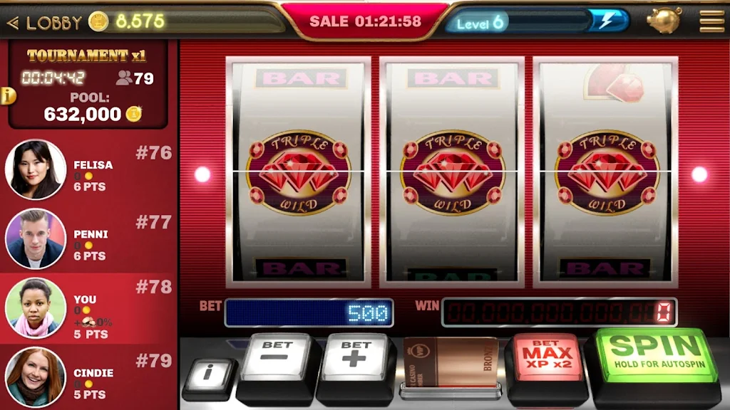 Slot Machine- Ruby Hall Casino Tangkapan skrin 3