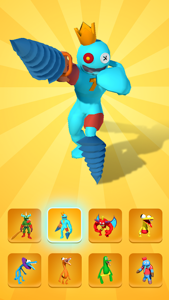 Rainbow Monster - Room Maze Mod ภาพหน้าจอ 2