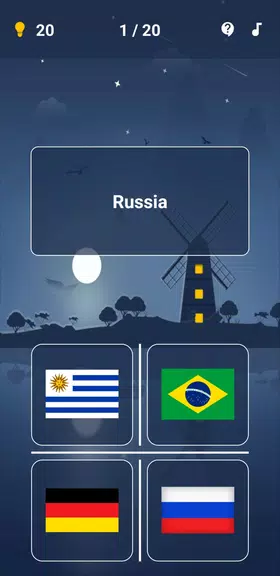 Flag quiz - Country flags Скриншот 1