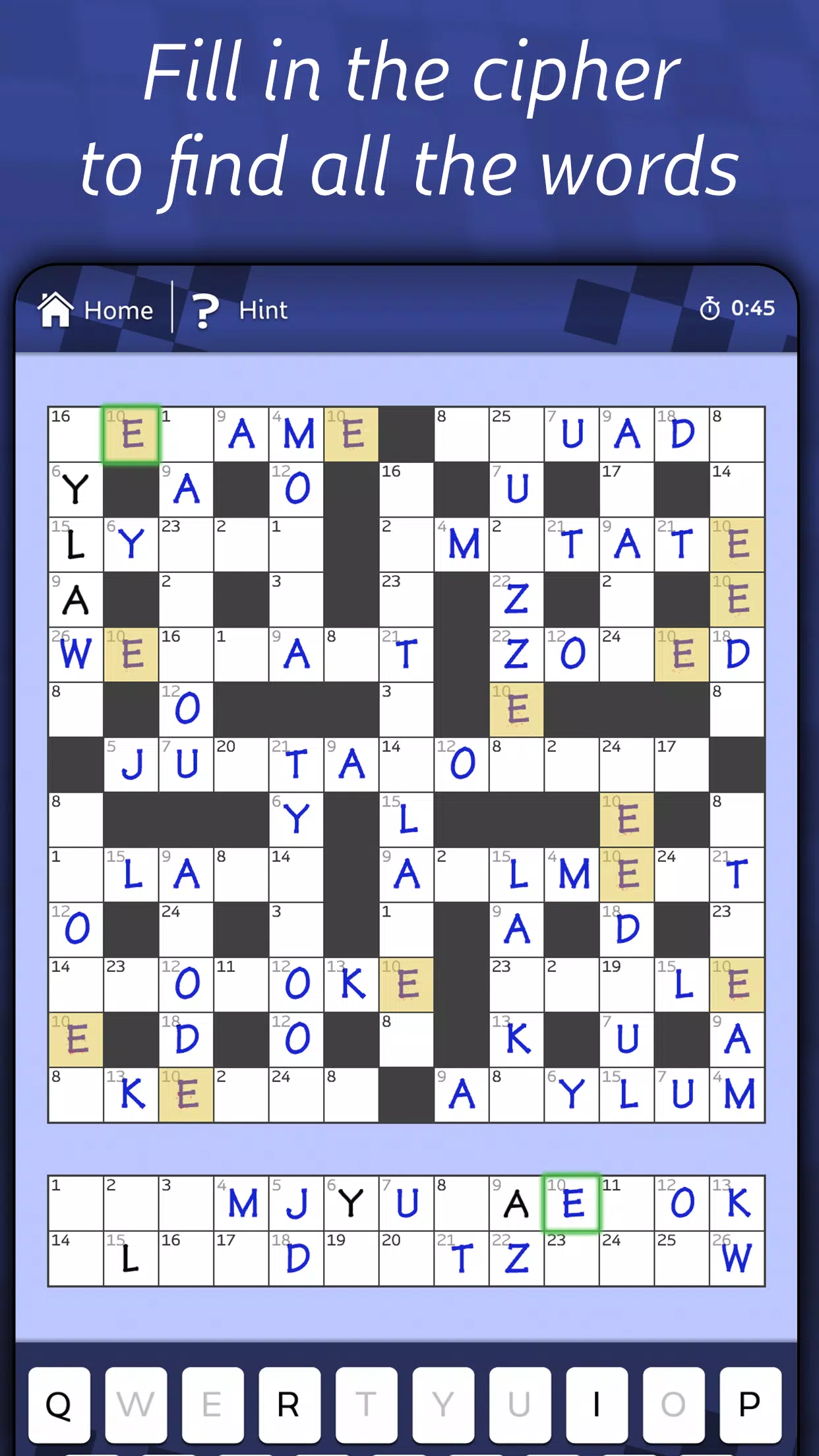 Astraware CodeWords Скриншот 1