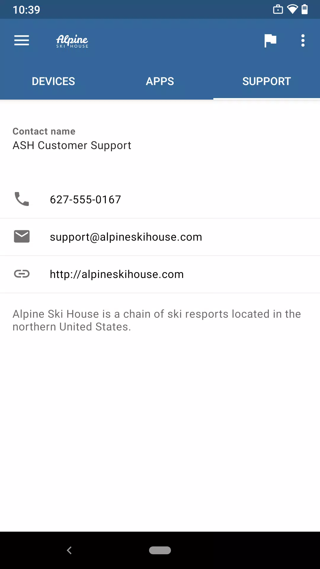 Microsoft Intune 회사 포털 스크린샷 3
