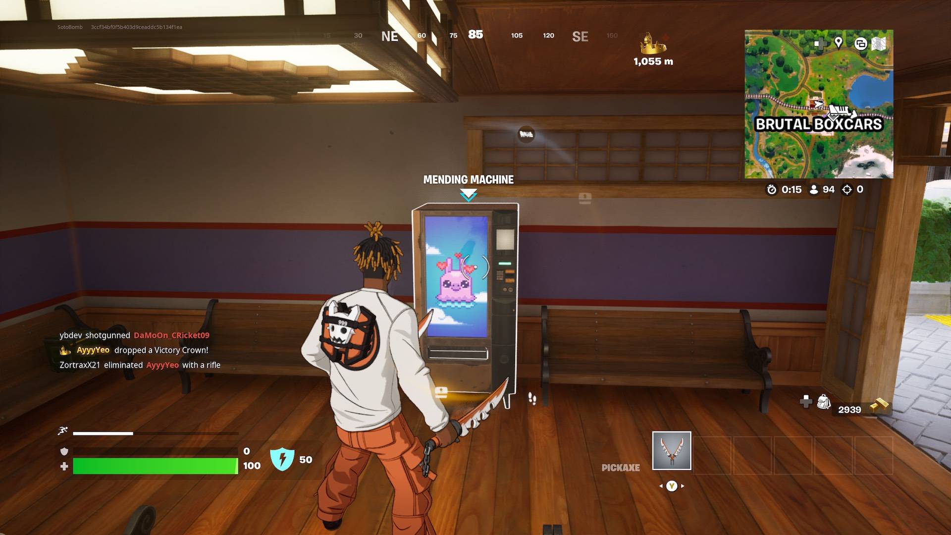 Fortnite揭開所有修補機的位置
