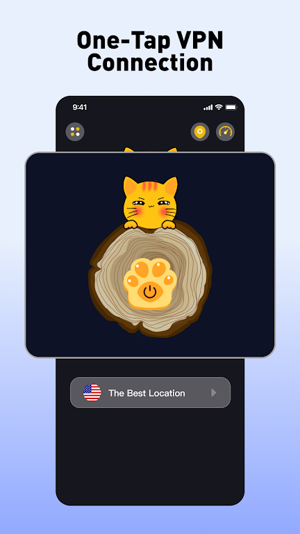 CAT Speed VPN:Fast Easy Secure Ảnh chụp màn hình 1