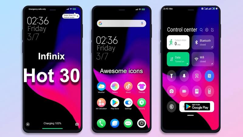 Infinix Hot 30 Launcher:Themes Captura de pantalla 4