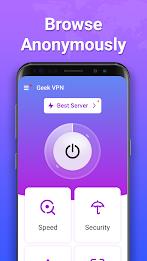 Geek VPN: Fast & Stable Proxy Ảnh chụp màn hình 2