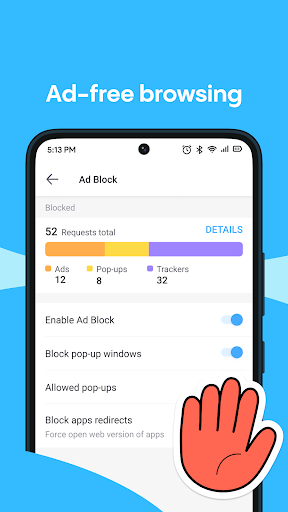 Schermata Aloha Private Browser - VPN 4