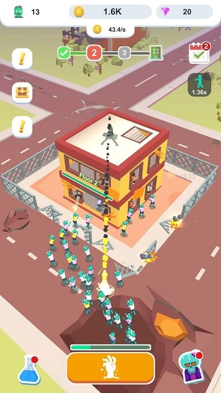 Idle Zombie Army Скриншот 3