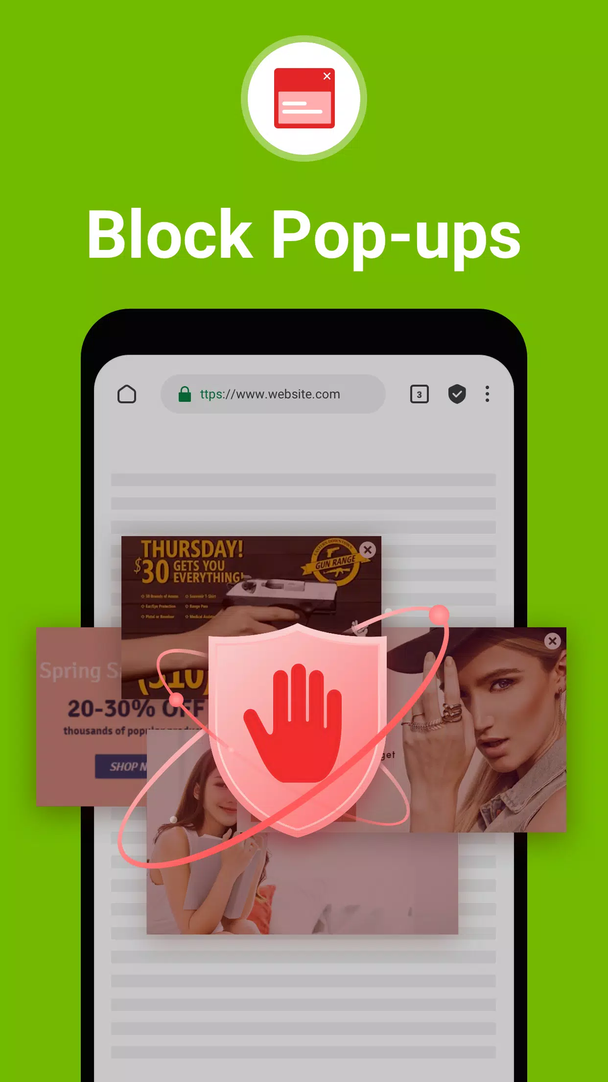 FAB Adblocker Browser: Adblock スクリーンショット 2