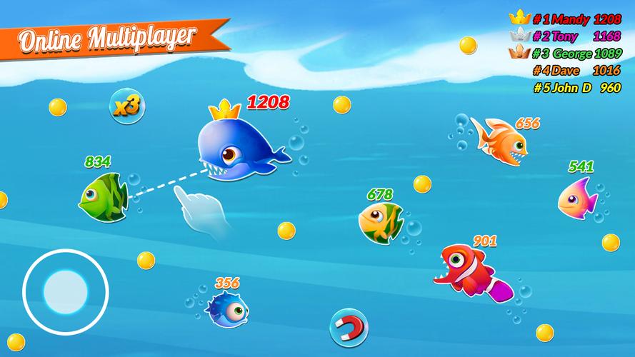 Fish.IO Fish Games Shark Games Schermafbeelding 2