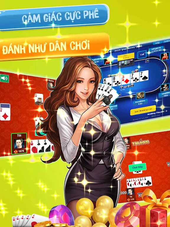 Đánh  tiến lên OFFLINE - tien len mien nam ဖန်သားပြင်ဓာတ်ပုံ 2