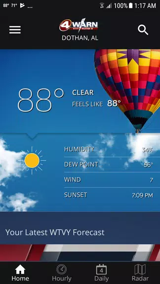 WTVY-TV 4Warn Weather ဖန်သားပြင်ဓာတ်ပုံ 1
