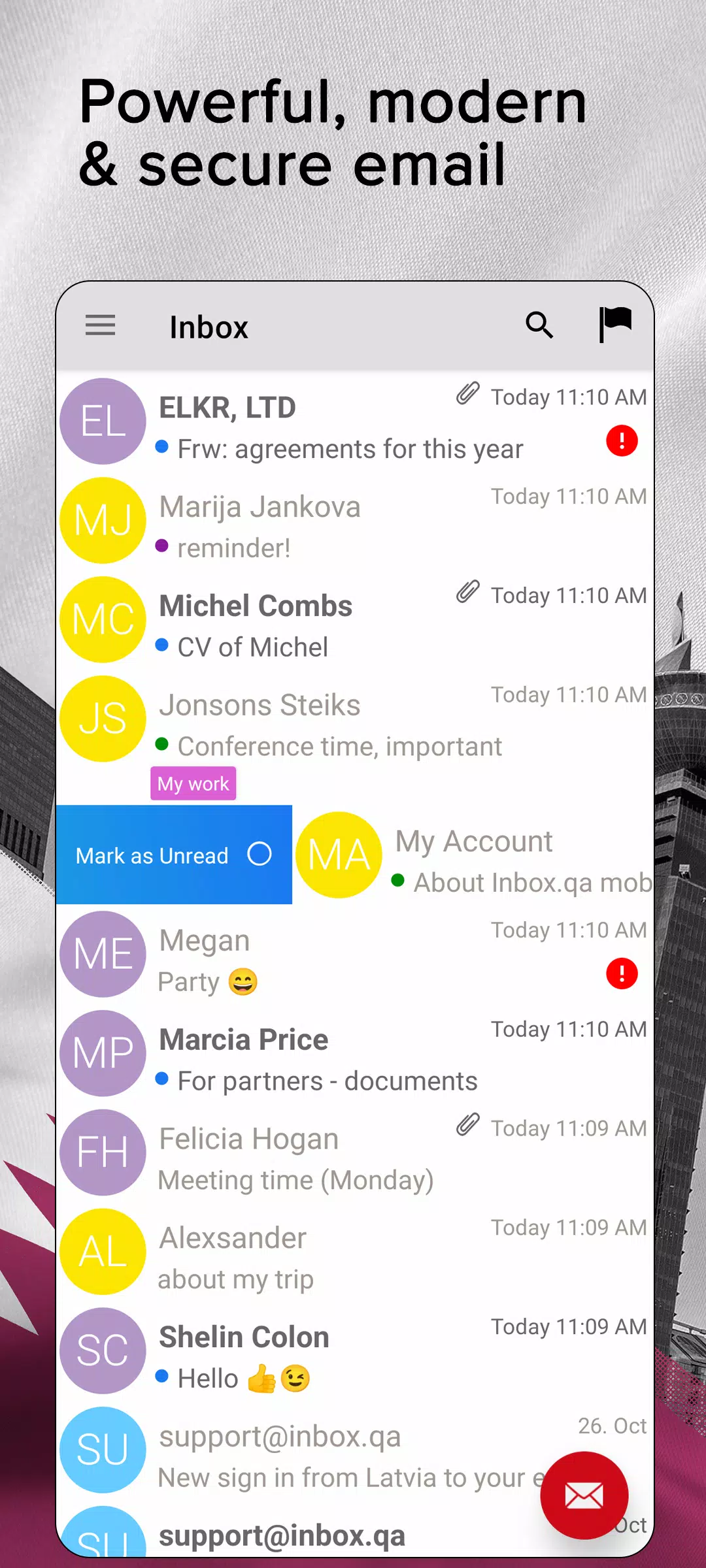 Inbox.qa email স্ক্রিনশট 1