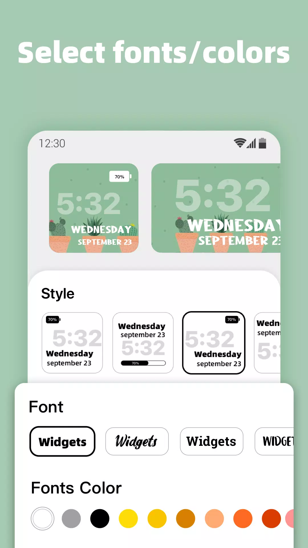 Schermata MagicWidgets 3