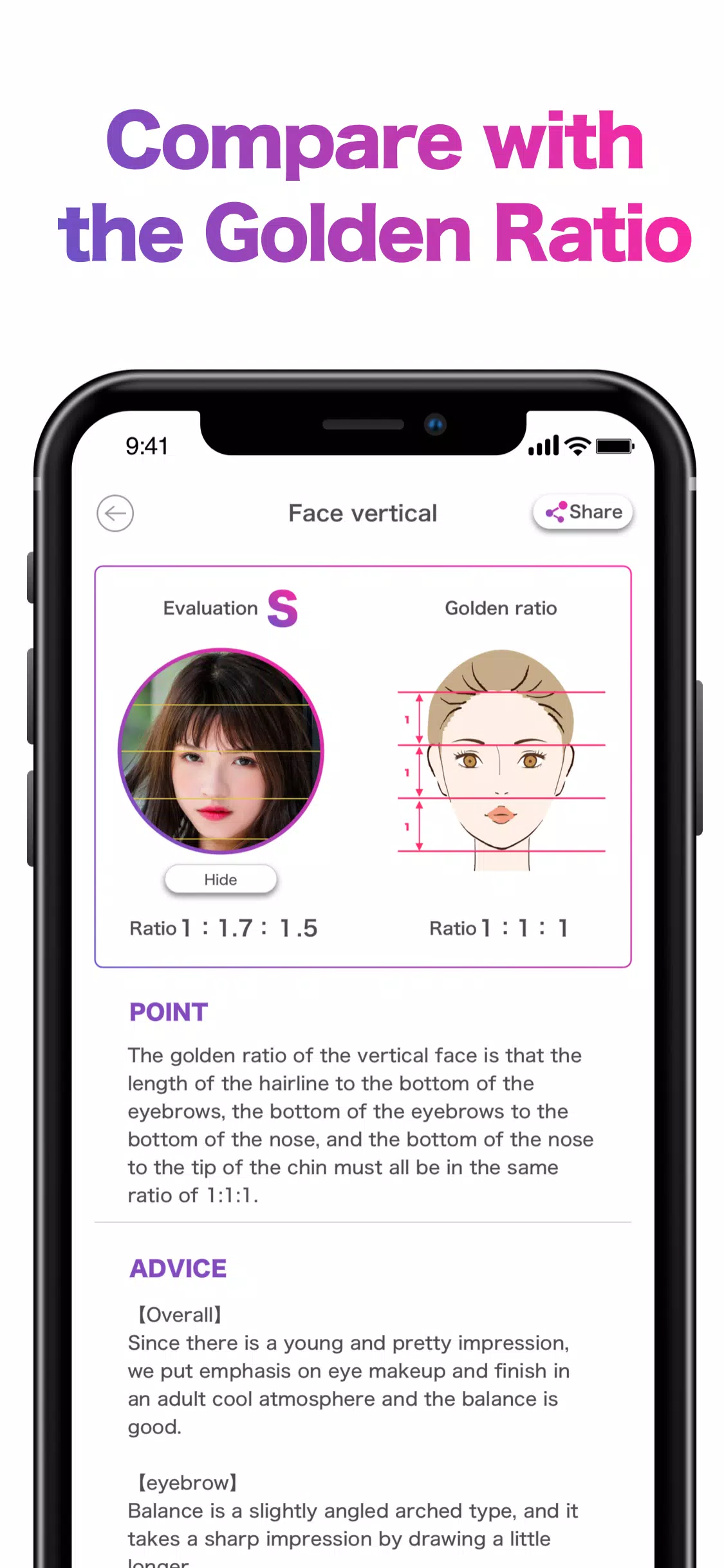 Face Shape & Color Analysis Ảnh chụp màn hình 2