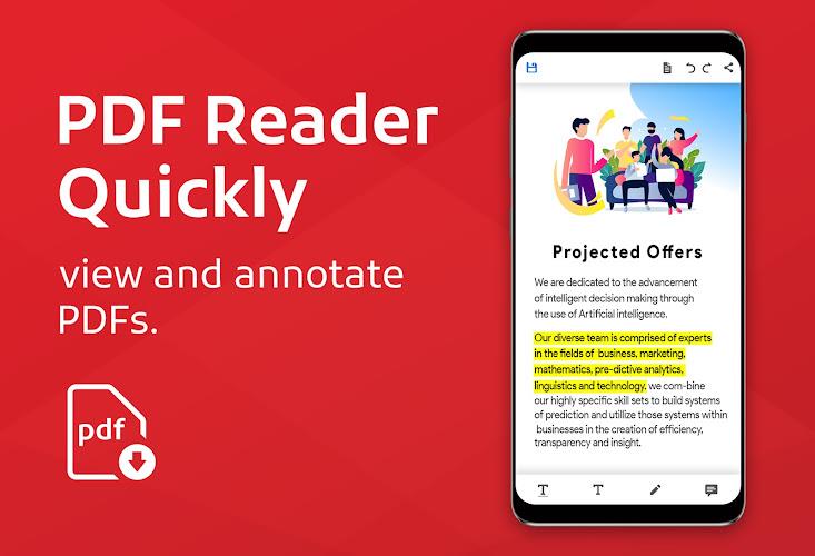 PDF Reader App : pdf阅读器應用截圖第2張