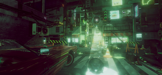 VR Cyberpunk City Tangkapan skrin 1