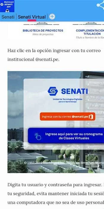 Senati Blackboard Tangkapan skrin 3