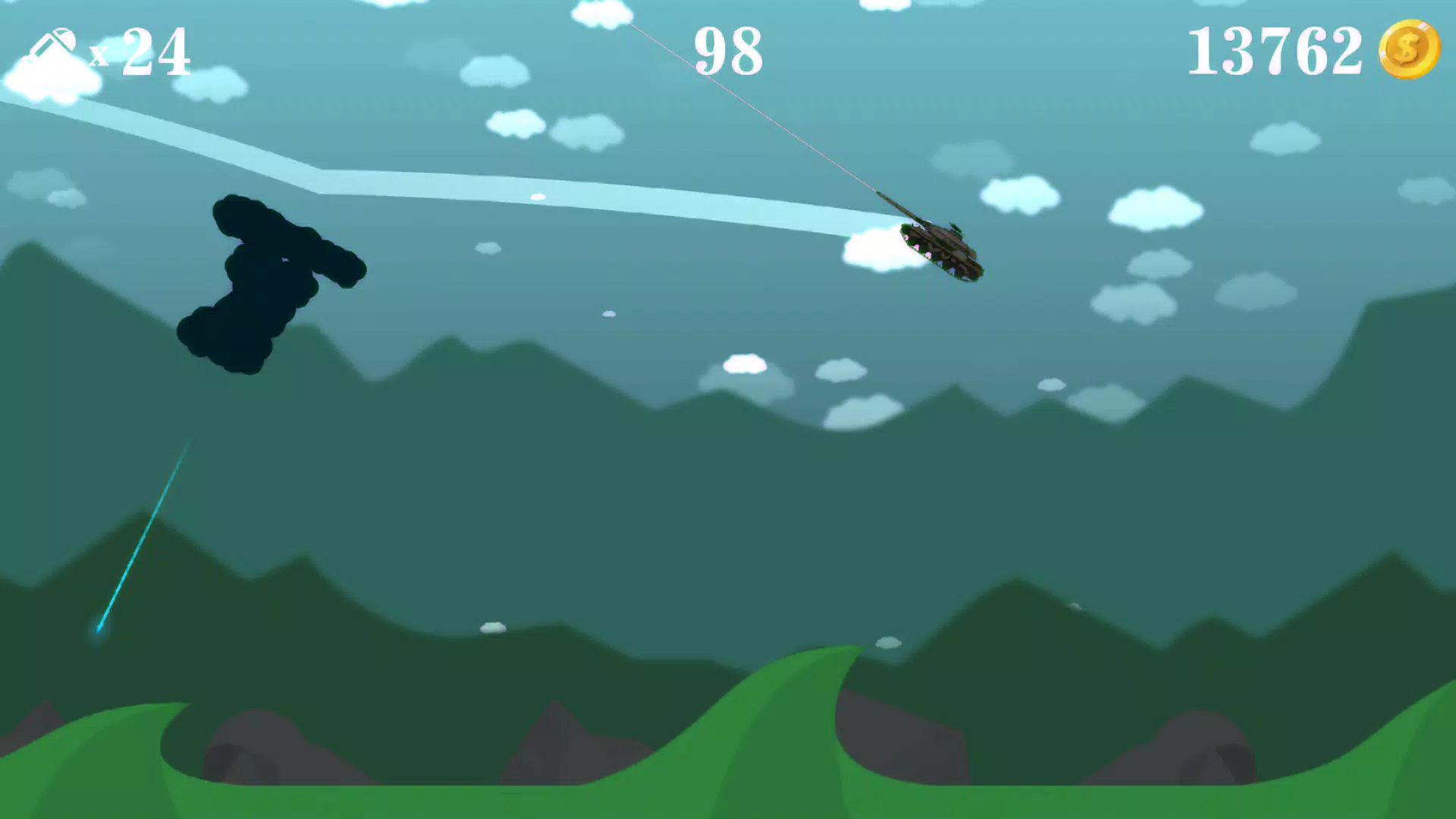 Schermata Flip the tank blast shot 2