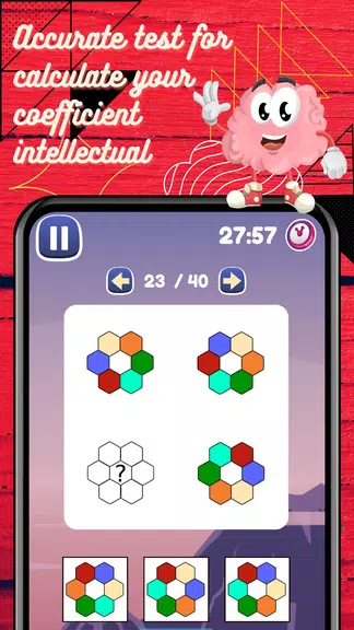 IQ Test: Logic brain training Captura de pantalla 3