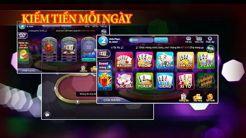 Game bai 3C doi thuong, danh bai online, game 3c ဖန်သားပြင်ဓာတ်ပုံ 2