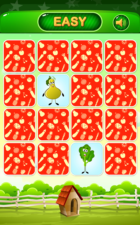 Schermata Vegetable Memory Match Game 1