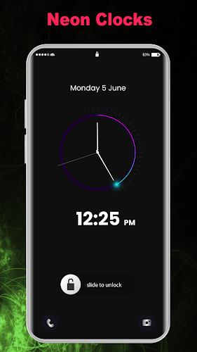 Clock Always on Display स्क्रीनशॉट 2