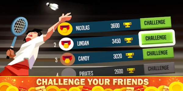 Badminton League MOD Captura de tela 2