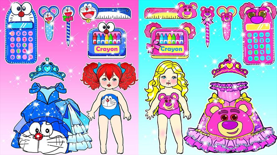 Schermata Paper Dolls Diary DIY Dress Up 3